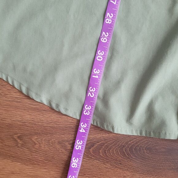 Vintage Shirt Mens 2XB Rugged Run Green Button Pockets Short Sleeve 2X Big READ - Picture 11 of 12